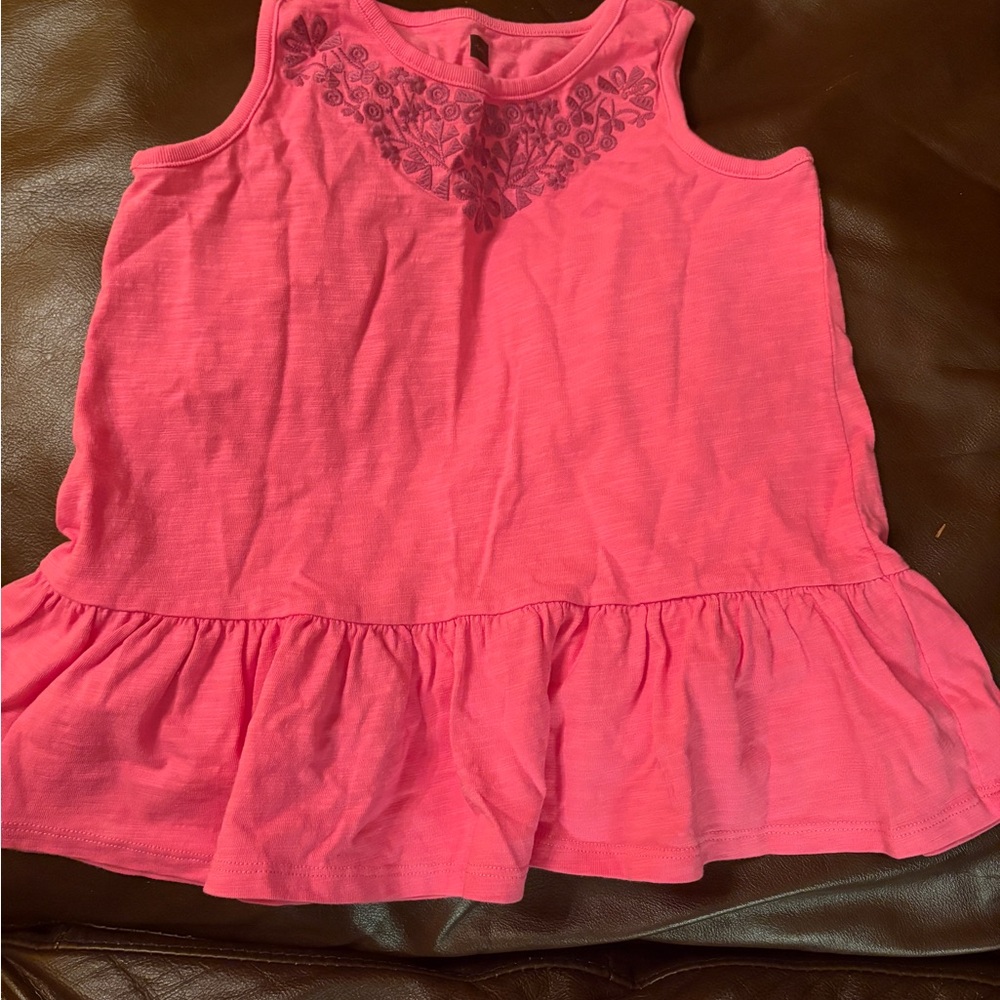 Tea Collection Pink Floral Tank Top